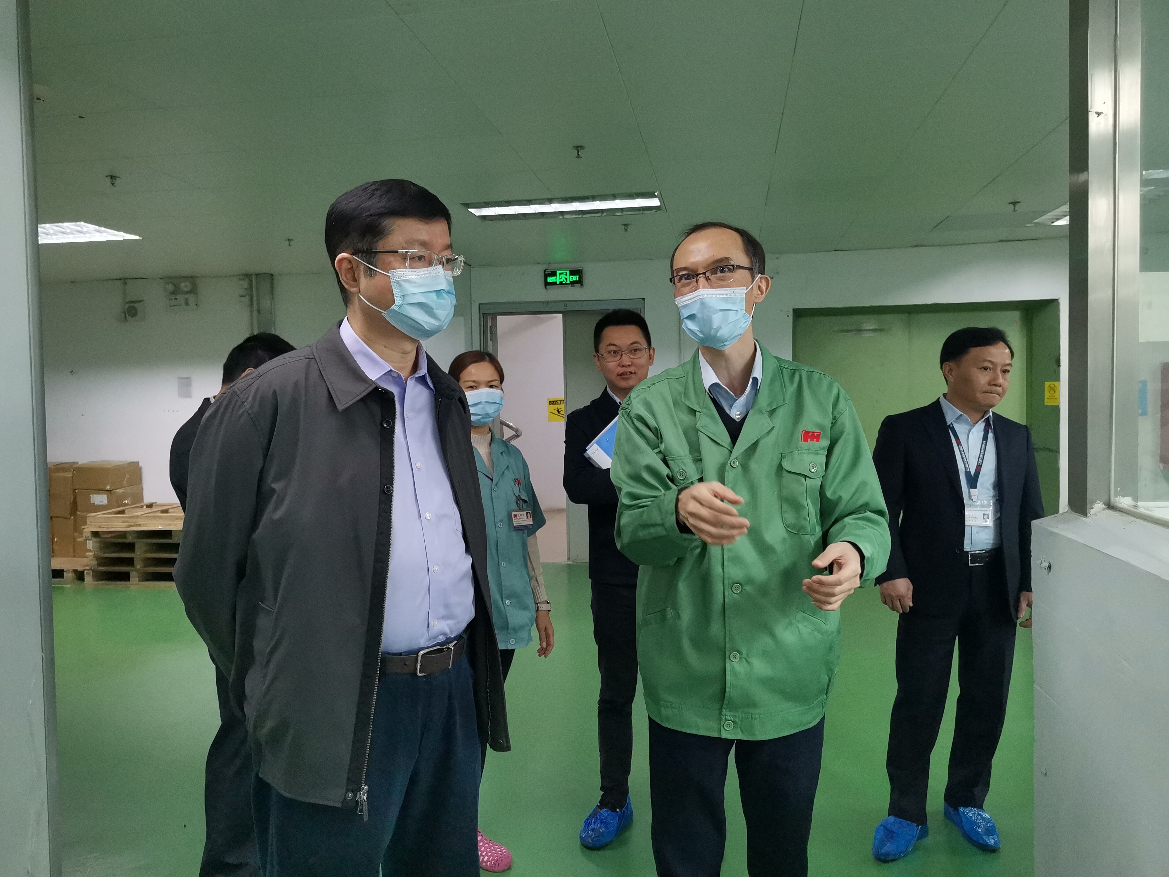 風(fēng)華高科董事長劉偉帶隊到端華、電感分公司調(diào)研